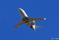 「はれー」 プライベート機ボンバルCL-600 Takeoff