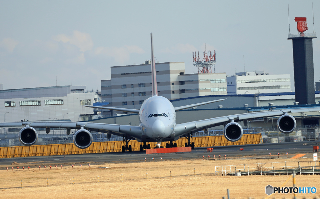 「群青」 ASIANA A380-841 HL7625 出発