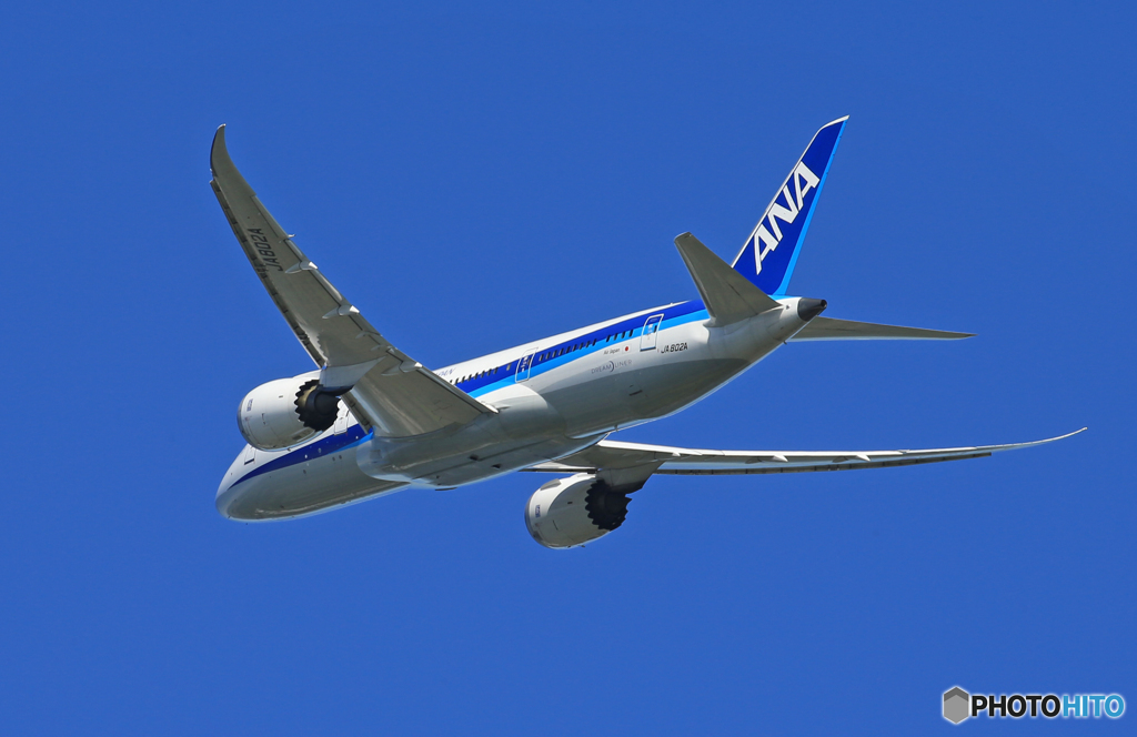 「群青色」ANA 787-8 JA802A Takeoff