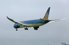 「雲」 Vietnam 787-9 VN-A866 到着