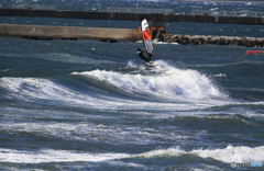 ☀「あおぞら」波を上手くターンする・ウインドサーフィン