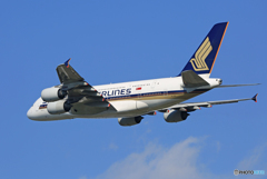 ☀「青い空」が一番 Singapore A380-841 9V-SKE