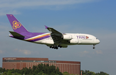 ☀「あおぞら」 Thai A380-841 HS-TUD Landing