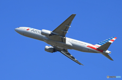 「スカイ」American 777-200 N784AN  Takeoff  