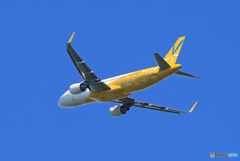 「晴れ」 バニラ A320-214 JA18VA 出発です