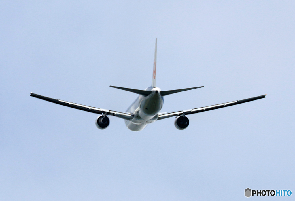 「はれ」 J  A  L 767　離陸です