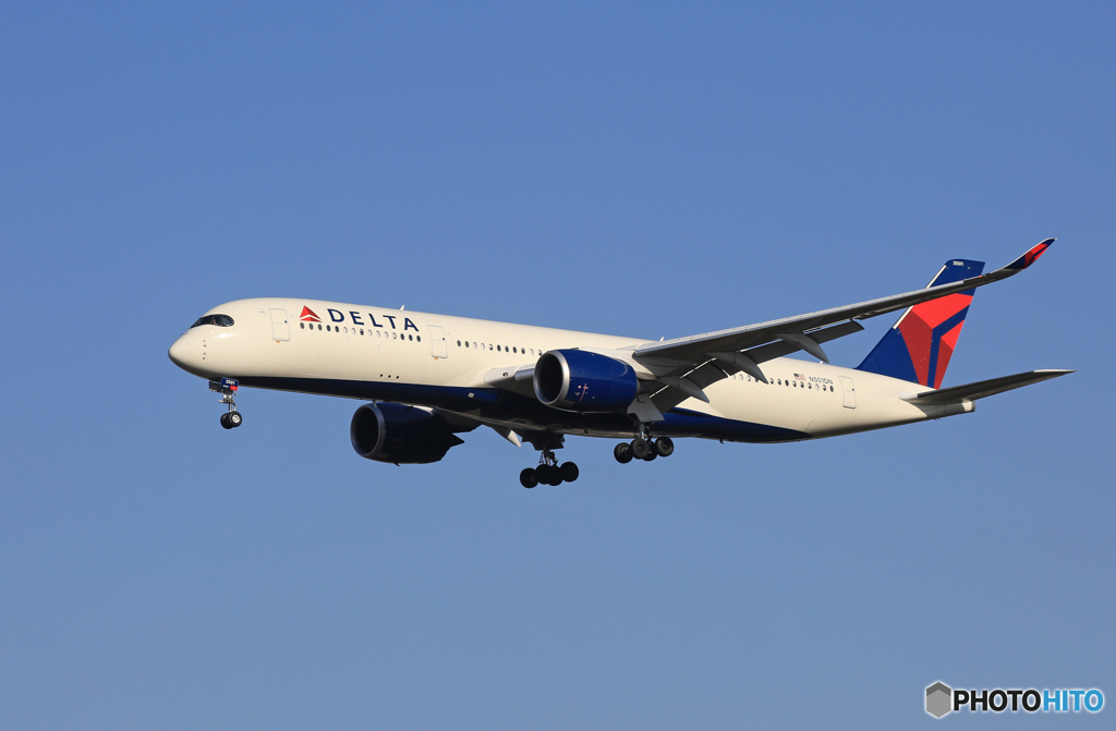 ☀「あおぞら」 DELTA A350-941 N501DN到着です