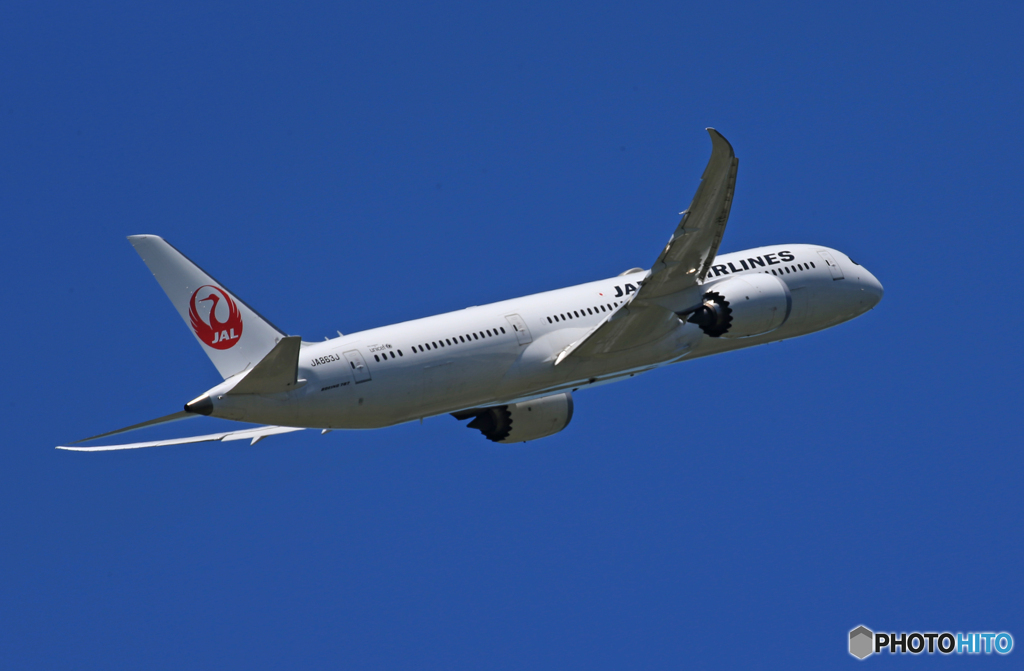 「SKY」 JAL 787-9 JA863J Takeoff  
