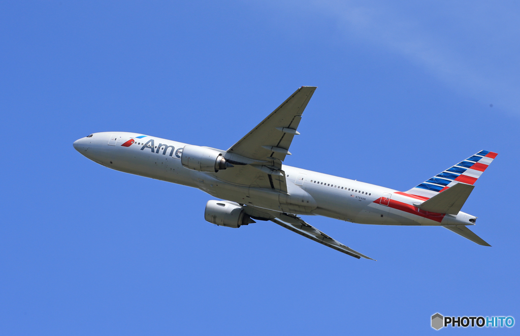 「群青」American 777-200 N784AN 飛んだ