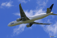 「青い空」が一番 ANA STAR 777-381 Takeoff