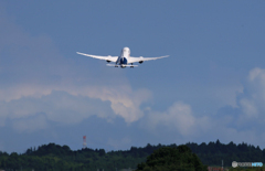 「青い日」Aeromexico 787-8 XA-AMR 飛び立ちです