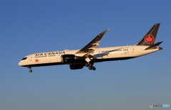 「群青」 Air Canada 787-9 C-FRTU 到着です