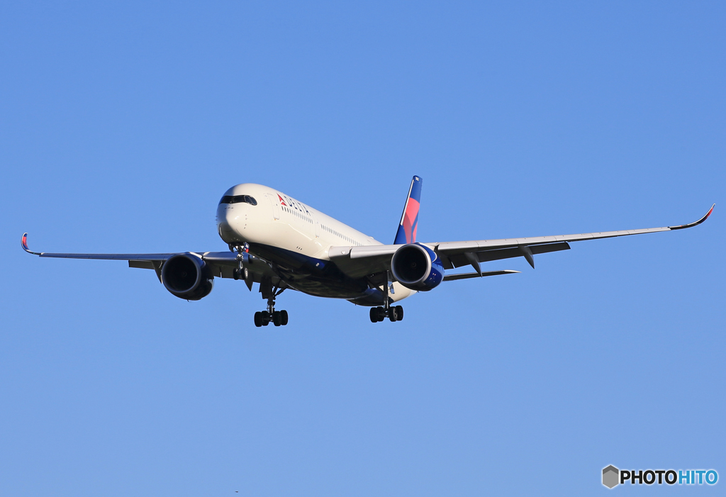 「蒼空」DELTA A350-941 N503DN  到着です