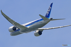 「そらー」 ANA 787-8 JA804A 飛び立ちです