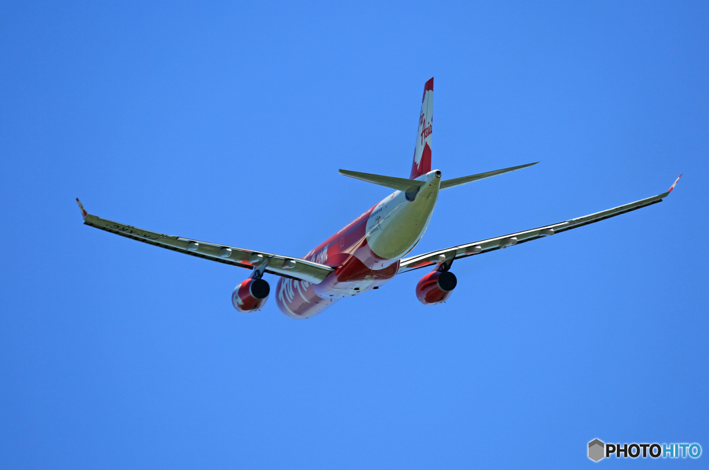 「ぶるー」 Air Asia A330-343 PK-XRC 飛行