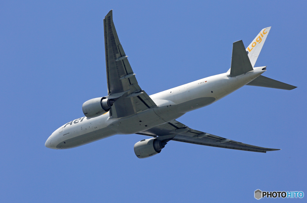 「青色」Aero Logic 777-FZN D-AALA 飛ぶ