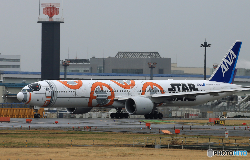 「良い空～」STAR WARS 787-8 JA789A