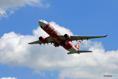  「晴れ」 AIR ASIA A330-343 PK-XRA Takeoff 