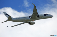 「空色」 Finnair A350-941 OH-LWF 飛行
