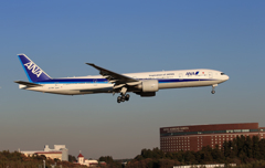 「そらー」 ANA 777-381 JA779A 飛ぶ