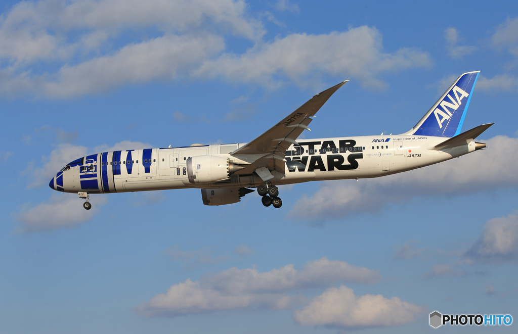 「青い空」が一番☀STAR WARS 787-8 到着です