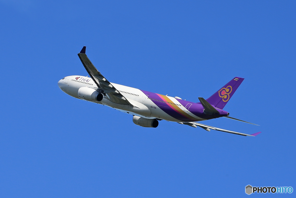 「すかい」 THAI A330-343 HS-TEN Takeoff 