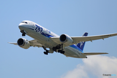 「良い空～」 ANA 787-8 JA806A Takeoff 