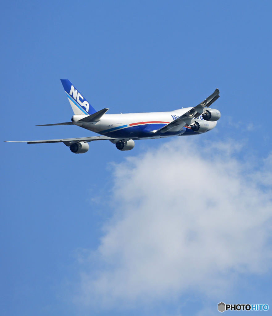 ☀「あおぞら」 NCA 747-8KZF JA17KZ 離陸
