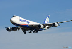 ☀「あおぞら」 NCA 747-8KZF JA13KZ 到着
