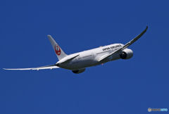 「空色」JAL 787-9 JA867J  飛び立ちです