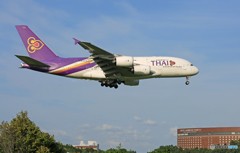 「ぶるー」 Thai A380-841 HS-TUB 着陸