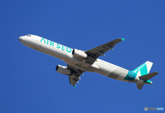 「良い空～」AIR SEOUL A321-231 HL8280離陸です