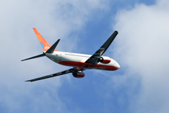 「良い天気」  JEJU 737 離陸 します