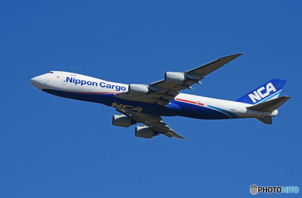 「SKY」 NCA 747-8KZF JA11KZ Takeoff 