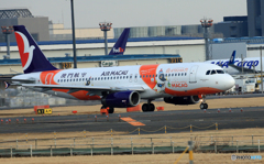 「真青の空」AIR MACAU A320-232 B-MCI Takeoff