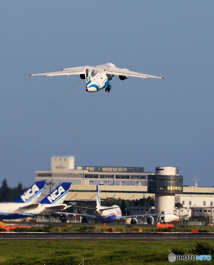 「すかい」アントノフ　An-148 アンガラ　離陸