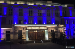 オーストリア（３４７）夜のウイーンの街