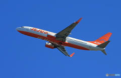 「はれ」JEJU 737-800 HL8302 飛び立ち