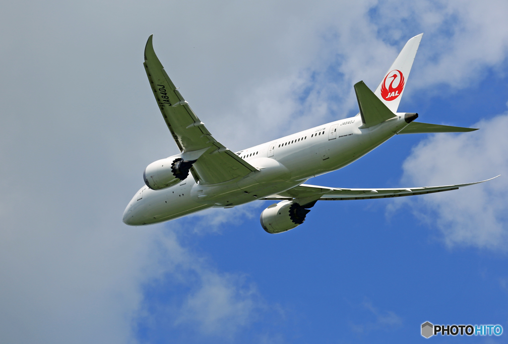 「そらー」 JAL 787-8 JA840J Takeoff 