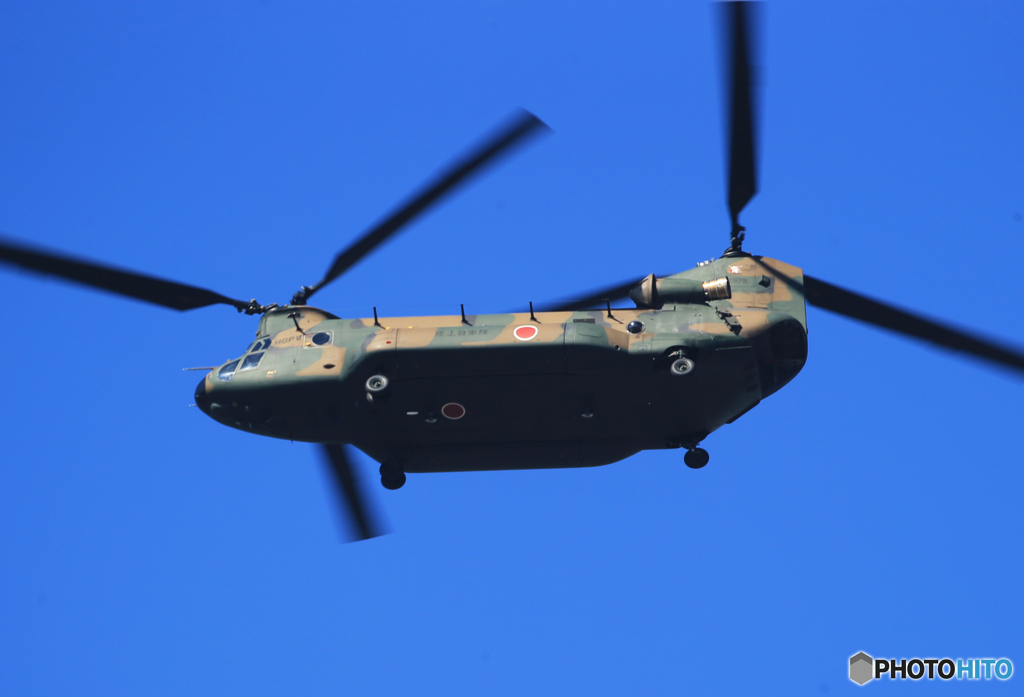 「すかい」来た〜　 陸上自衛隊　JGSDF ヘリコプター　チヌーク