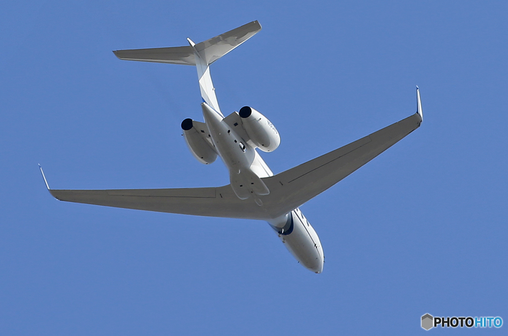 「青い空」が一番 ユタ銀行 ガルフ G500/G550 出発