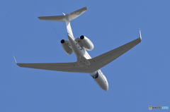 「青い空」が一番 ユタ銀行 ガルフ G500/G550 出発