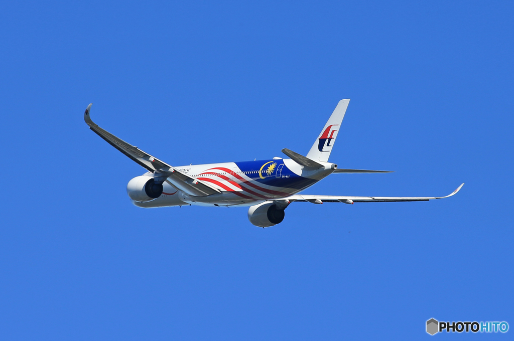 「蒼空」Malaysia A350-941 9M-MAF Takeoff