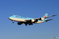 「青い空」が一番 ☮Korean 747-8F HL7617