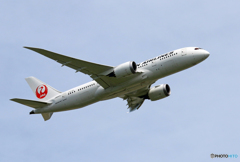 「はれ」 JAL 787-8 JA843J 離陸