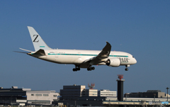 「良い天気」　ZIPAIR 787-8 JA825J  着地前