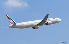 「青が好き」Air France B777-300ER Takeoff  