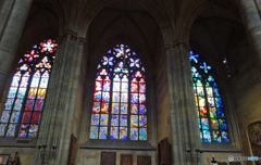 プラハ城（６１）美しいステンドグラス
