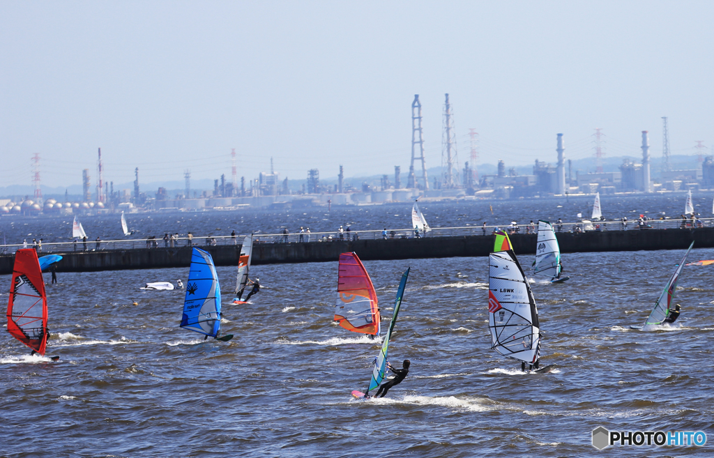 「淡い海」東京湾のフラワー