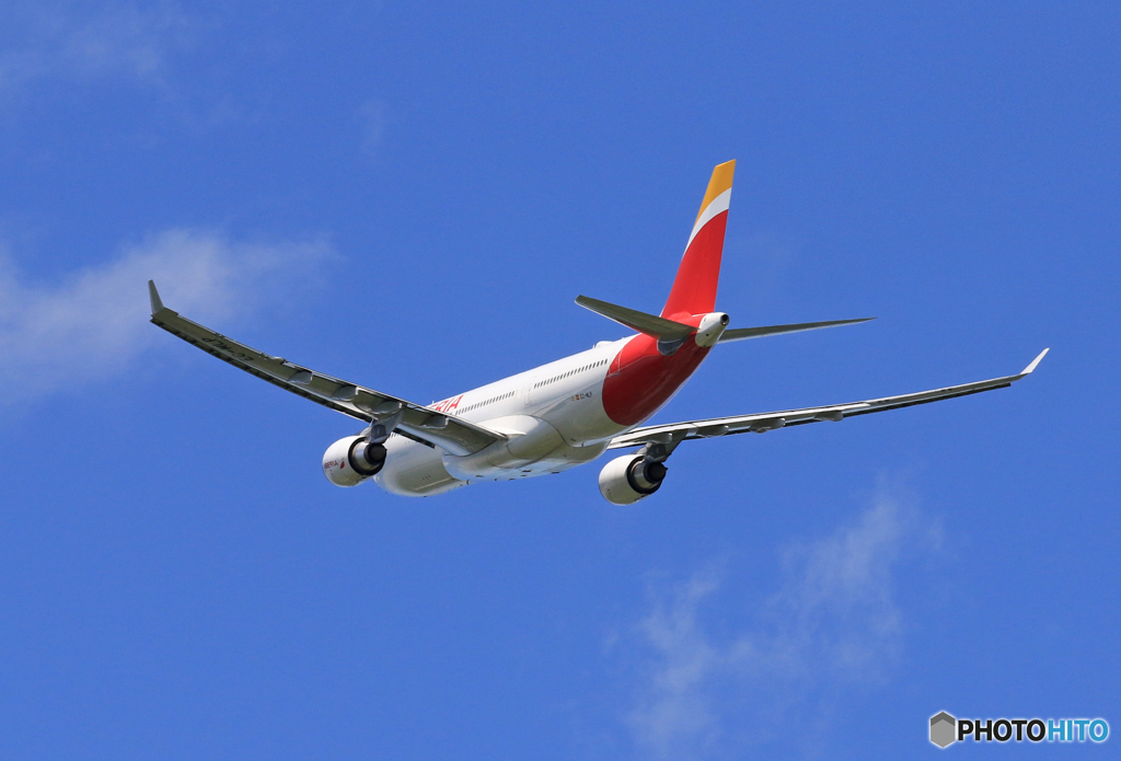 「ぶるー」 Iberia A330-203 EC-MLP 飛ぶ